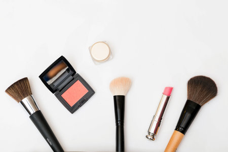 Makeup brushesの写真素材