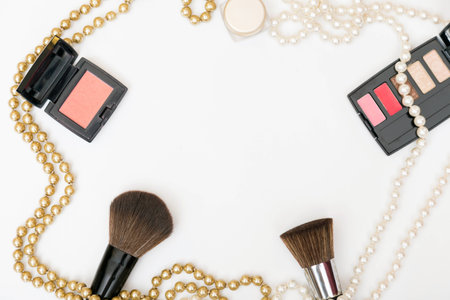 Makeup brushesの写真素材
