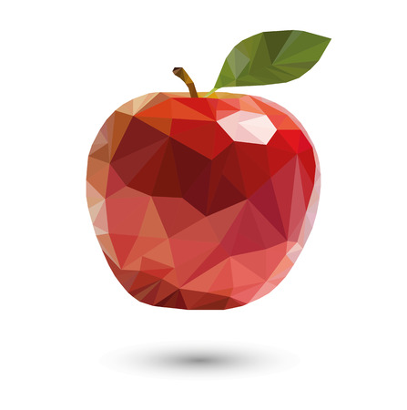 vector red apple soarsのイラスト素材