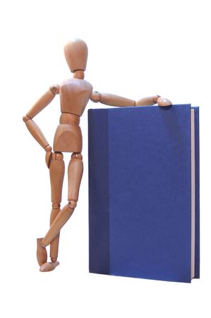 Art model interacting with a book.の写真素材