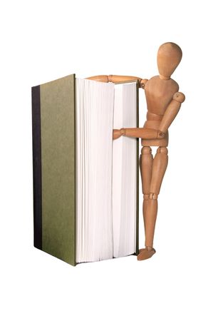 Art model interacting with a book.の写真素材