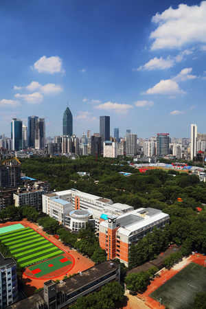 Urban scenery of Hankou, Wuhanのeditorial素材