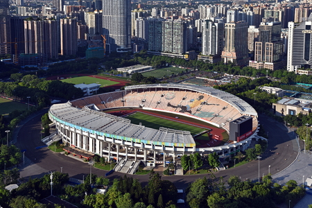 Guangzhou Tianhe Sports Centerのeditorial素材