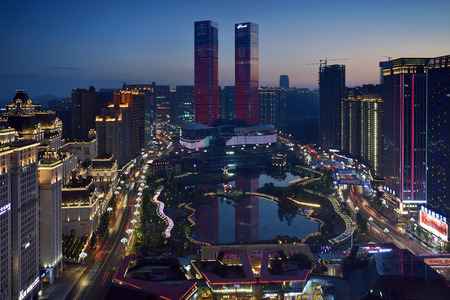Guiyang flower orchard city sceneryのeditorial素材