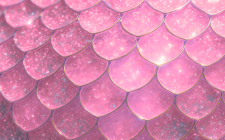 Abstract pink background. Close-up of pink glass in the shape of a heart.の素材