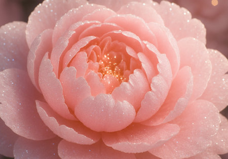 Camellia flower in soft color and blur style for backgroundの素材