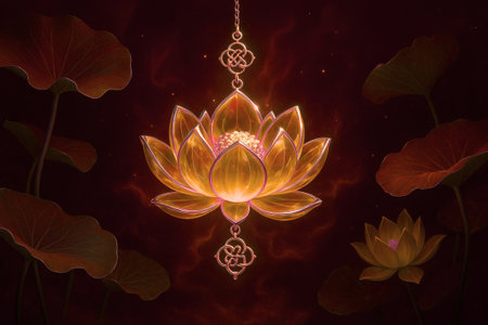 Lotus flower and Lotus flower background. Lotus flower and Lotus flower background.の素材