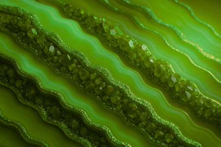 abstract background of green agate close-up macro photography.の素材