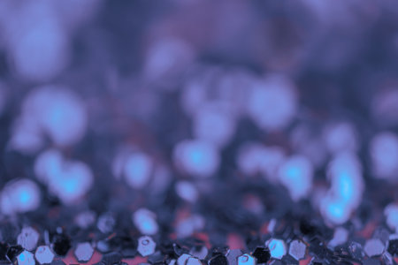 Glittering background with bokeh defocused lights and starsのeditorial素材