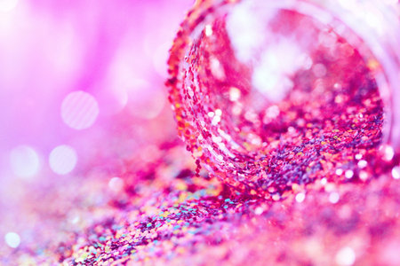 abstract glitter background - macro close up of shiny glittering sequins
