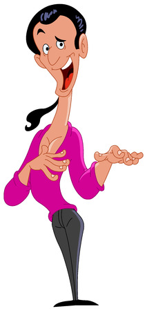 Metrosexual manのイラスト素材