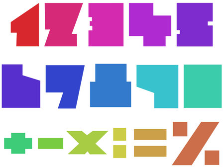 Colorful square numbers
