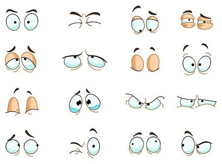 Eyes expressions setのイラスト素材