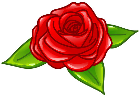 Vector roseのイラスト素材