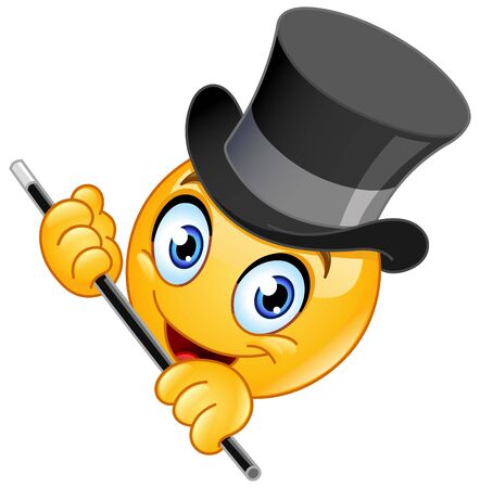 Tap dancer happy emoji emoticonのイラスト素材