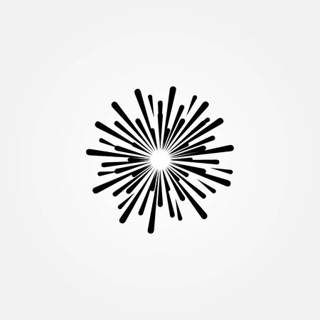 Firework Vector Design Template. Design for Celebrate and Anniversaryのイラスト素材
