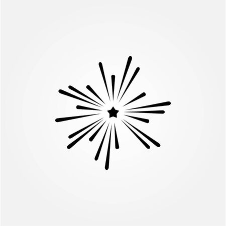 Firework Vector Design Template. Design for Celebrate and Anniversaryのイラスト素材