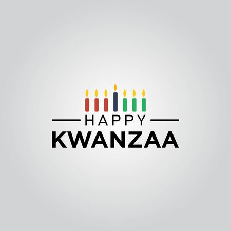 happy kwanzaa design templateのイラスト素材