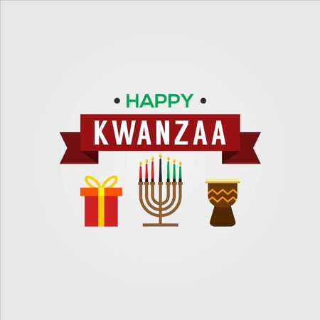 happy kwanzaa design templateのイラスト素材