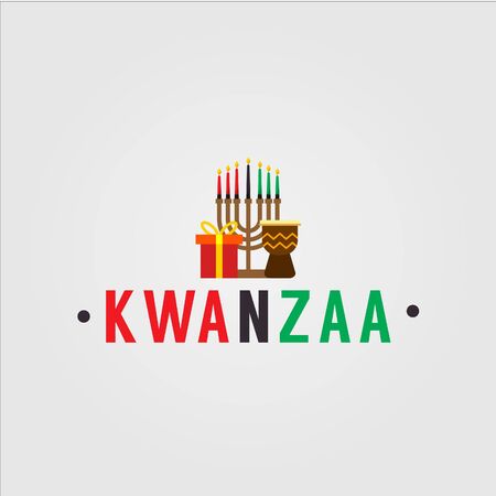happy kwanzaa design templateのイラスト素材