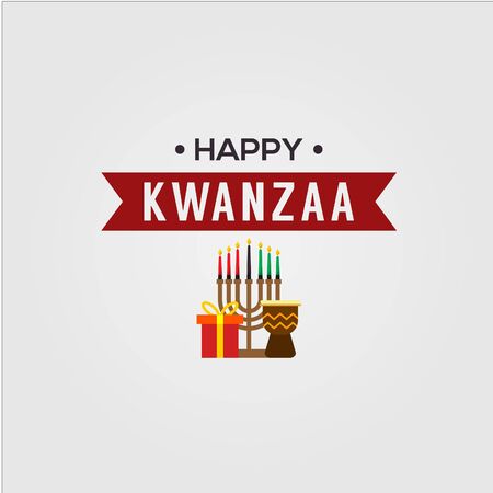 happy kwanzaa design templateのイラスト素材