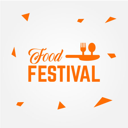 Food Festival Vector Design Templateのイラスト素材