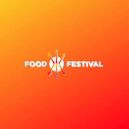 Food Festival Vector Design Templateのイラスト素材