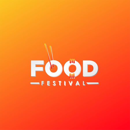 Food Festival Vector Design Templateのイラスト素材