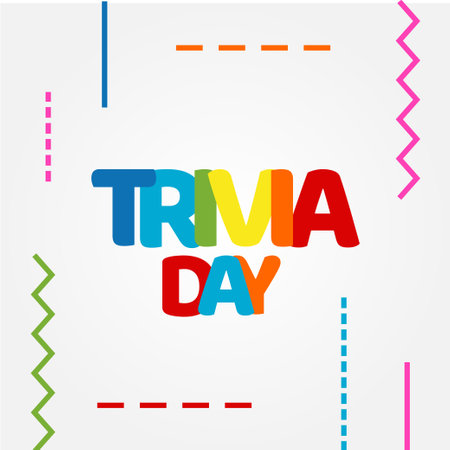 Trivia Day Vector Design Template For Celebrateのイラスト素材