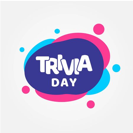 Trivia Day Vector Design Template For Celebrateのイラスト素材