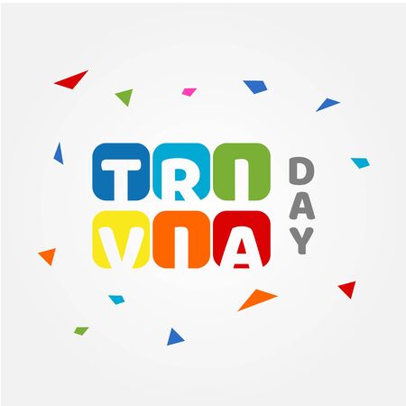 Trivia Day Vector Design Template For Celebrateのイラスト素材