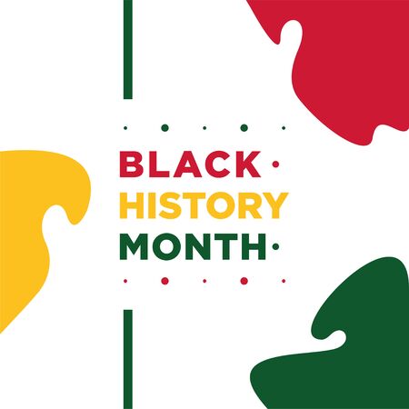 Black History Month Vector Design For Banner or Backgroundのイラスト素材
