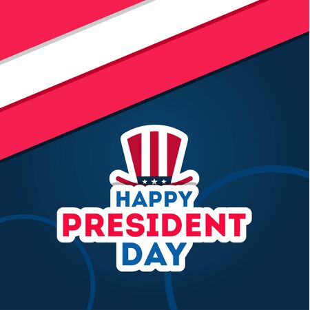 Presidents Day Vector Design For Banner or Backgroundのイラスト素材