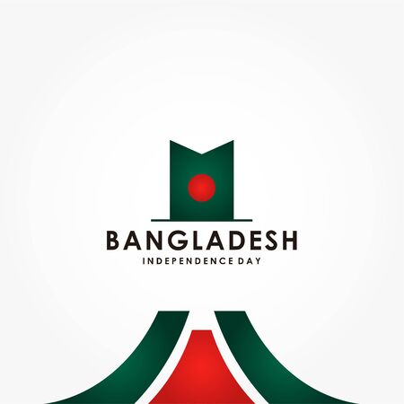 Bangladesh Independence Day Vector Design For Banner or Backgroundのイラスト素材