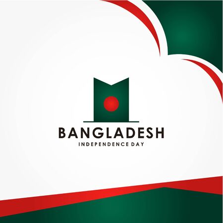 Bangladesh Independence Day Vector Design For Banner or Backgroundのイラスト素材