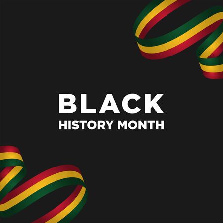 Black History Month Vector Design For Banner or Backgroundのイラスト素材
