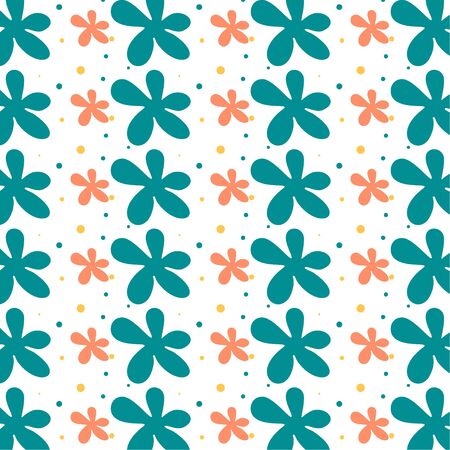 Spring Pattern Vector Design For Banner or Backgroundのイラスト素材