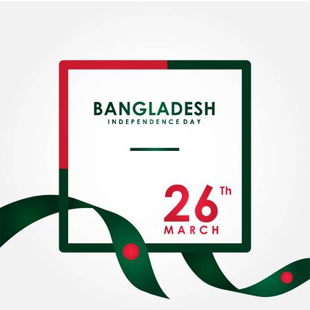 Bangladesh Independence Day Vector Design For Banner or Backgroundのイラスト素材
