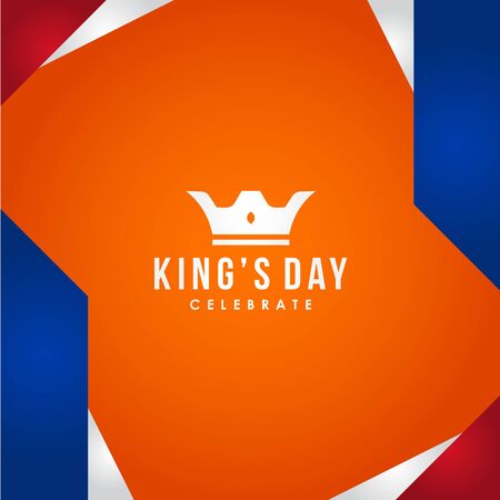Kings Day Vector Design For Banner or Backgroundのイラスト素材