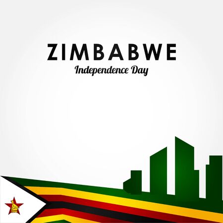 Zimbabwe Independence Day Vector Design For Banner or Backgroundのイラスト素材