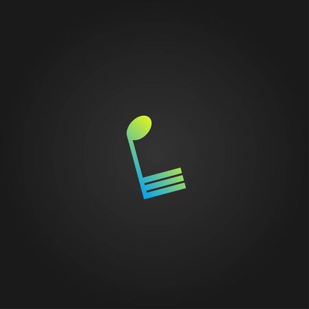 Note Music Icon Design. Melody Designのイラスト素材