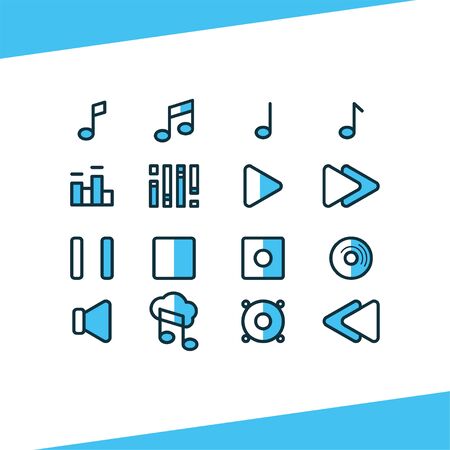 Note Music Icon Design. Melody Designのイラスト素材