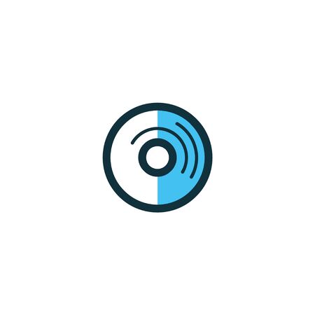 Button Music Icon Design. Button Designのイラスト素材