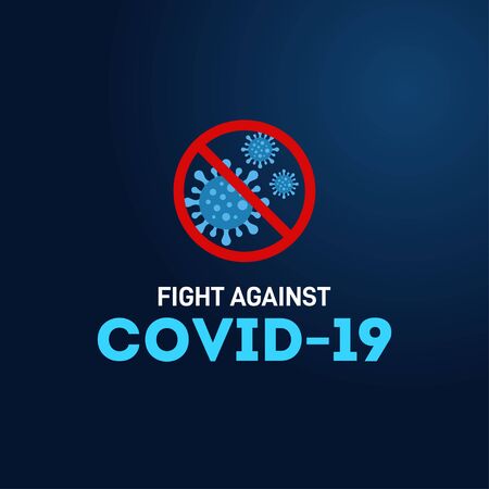 Corona Virus Banner Vector Designのイラスト素材