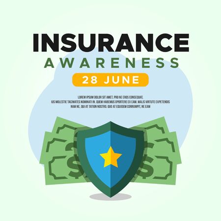 National Insurance Awareness Day Vector Design Illustration For Celebrate Momentのイラスト素材