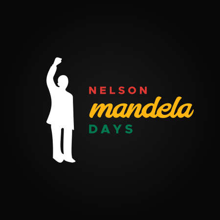 International Nelson Mandela Day Vector Design Illustration For Celebrate Momentのイラスト素材