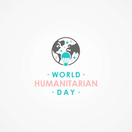 World Humanitarian Day Vector Design Illustration For Celebrate Momentのイラスト素材