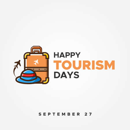 World Tourism Day Vector Design Illustration For Celebrate Momentのイラスト素材