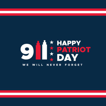 World Patriot Day Vector Design Illustration For Celebrate Momentのイラスト素材