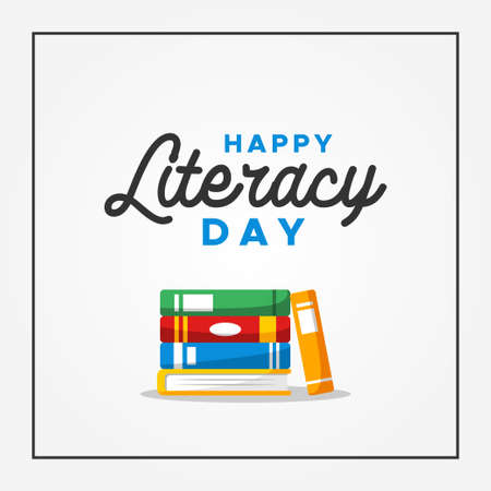 World Literacy Day Vector Design Illustration For Celebrate Momentのイラスト素材